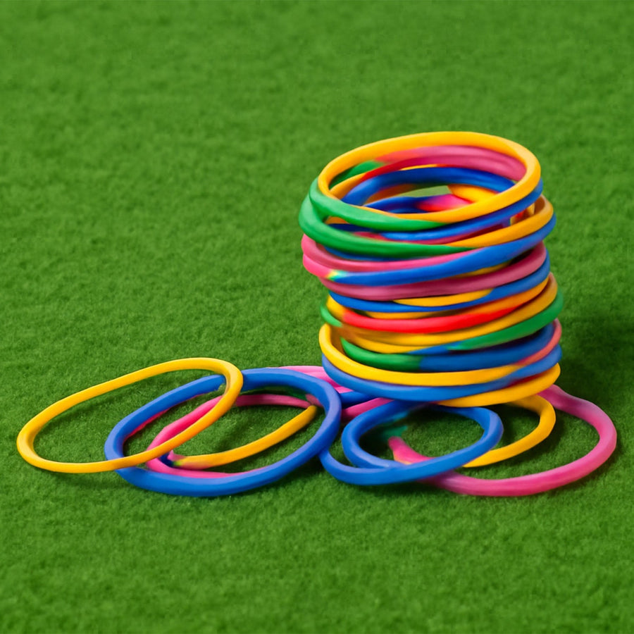 Multicolor Elastic Rubber Bands – Flexible & Reusable | Papezo