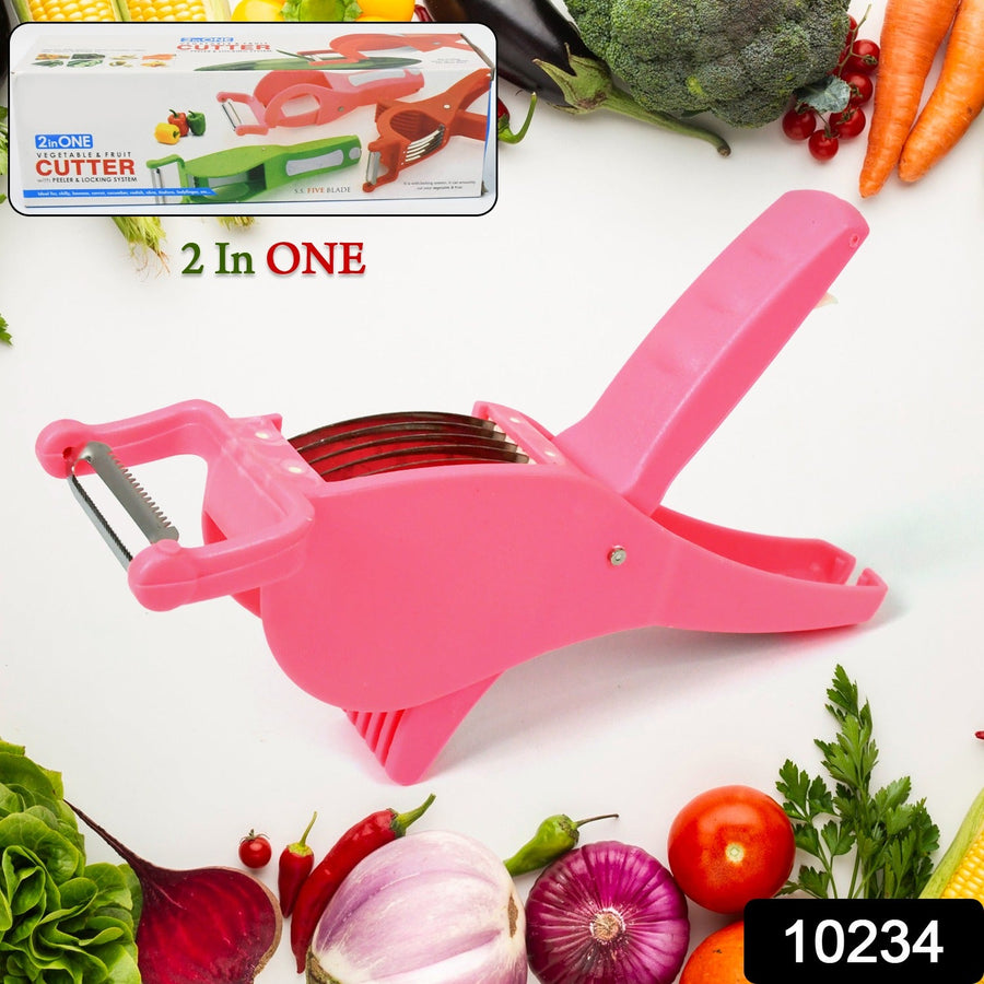 Vegetable Cutter with Peeler – 2-in-1 Multi Slicer | Quickslice