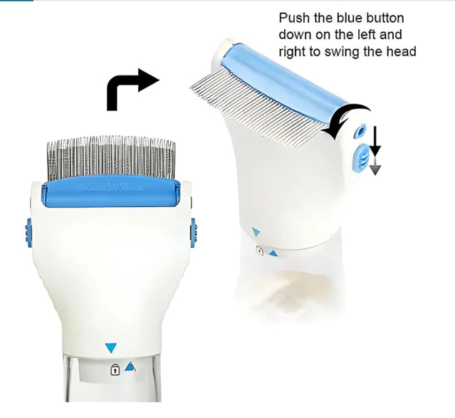 V Comb Electrical Chemical Free Head Lice Removal Comb (Pack of 1)